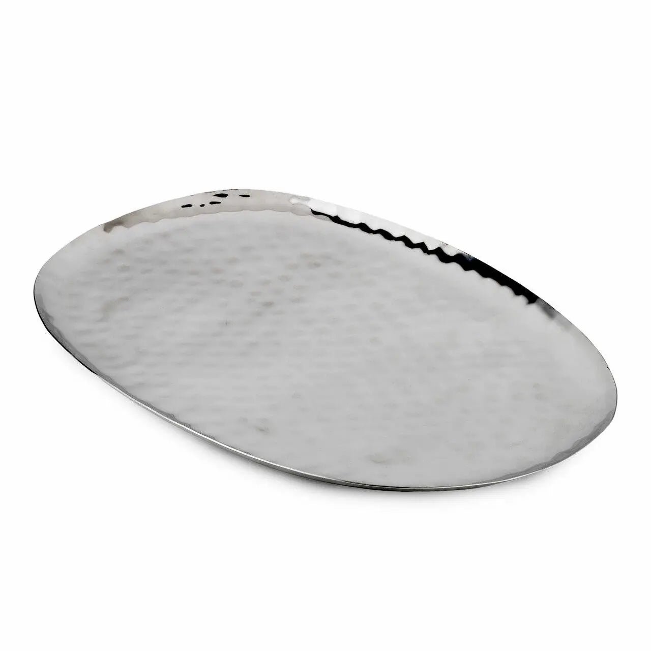 full-polished-stainless-steel-18x11-oval-service-tray__27032.1679917650.1280.1280-2 Full Polished Stainless Steel 18"X11" Oval Service Tray - Image 1