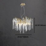 Glere Round Chandelier - Image 4