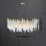 Glere Round Chandelier - Image 19