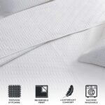 3-Piece Herringbone Stitched Quilt - Louise Collection - Image 3