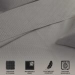 3-Piece Herringbone Stitched Quilt - Louise Collection - Image 8