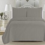 3-Piece Herringbone Stitched Quilt - Louise Collection - Image 6