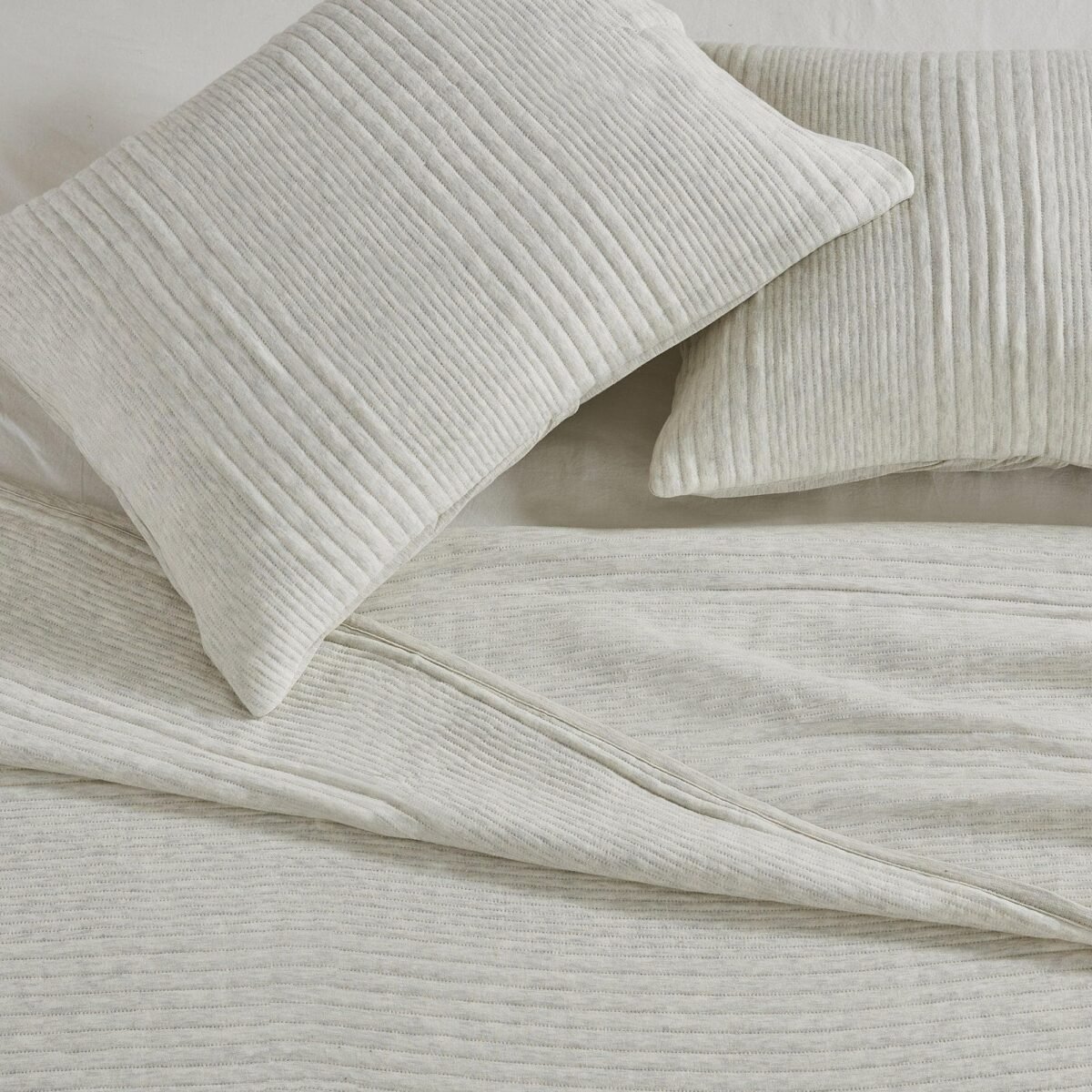 3 Piece Jersey Knit Quilt Set - Natalie Collection - Image 3
