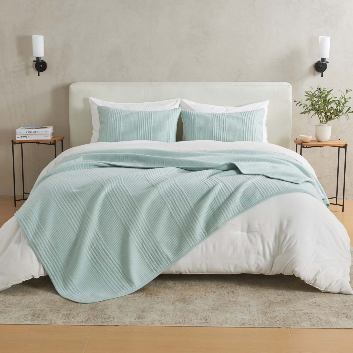 3 Piece Jersey Knit Quilt Set - Natalie Collection - Image 7