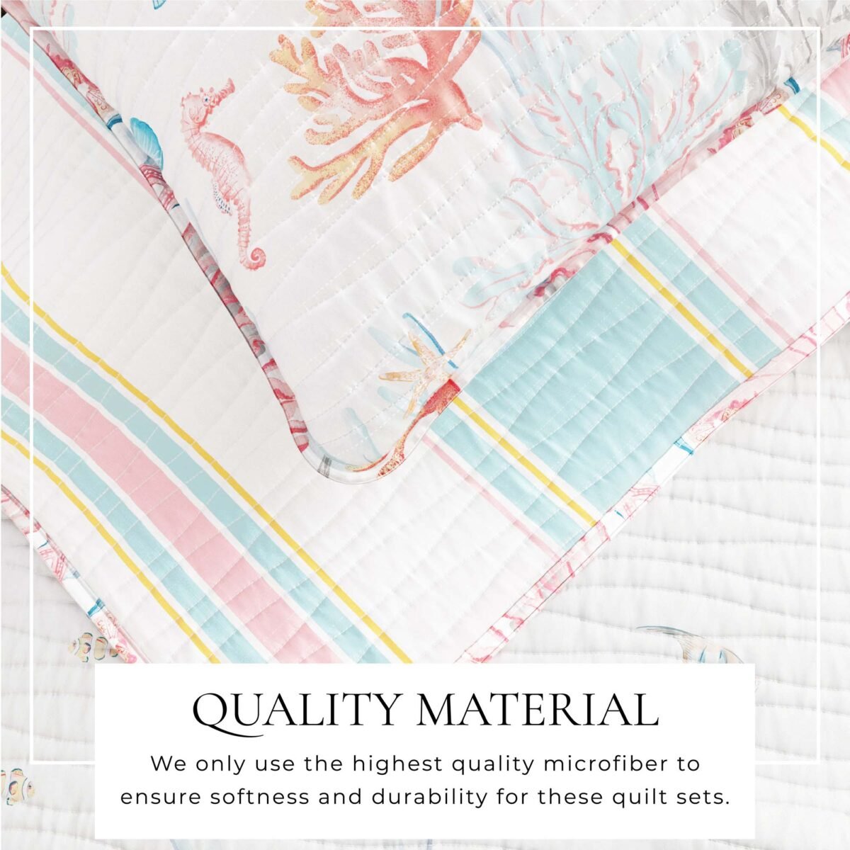 Coastal Coral Reef Quilt Set - Caymen Collection - Image 2