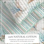 Coastal Printed Cotton Quilt Set - Santa Barbara Collection - Image 2