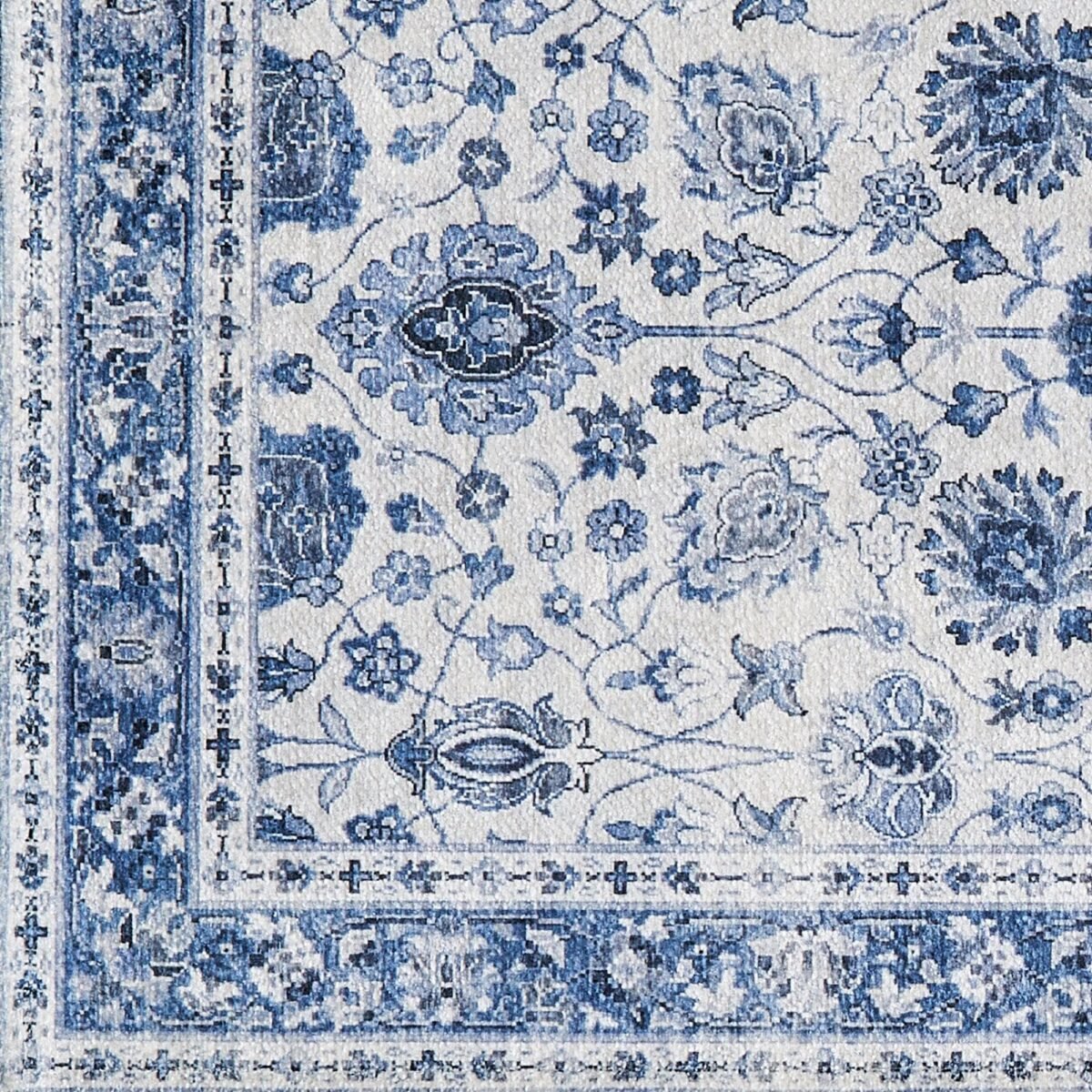 Floral Machine Washable Accent Runner 2'4" x 7' - Matra Collection - Image 5