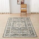 Medallion Machine Washable Accent Area Rug 5' x 7' - Nava Collection