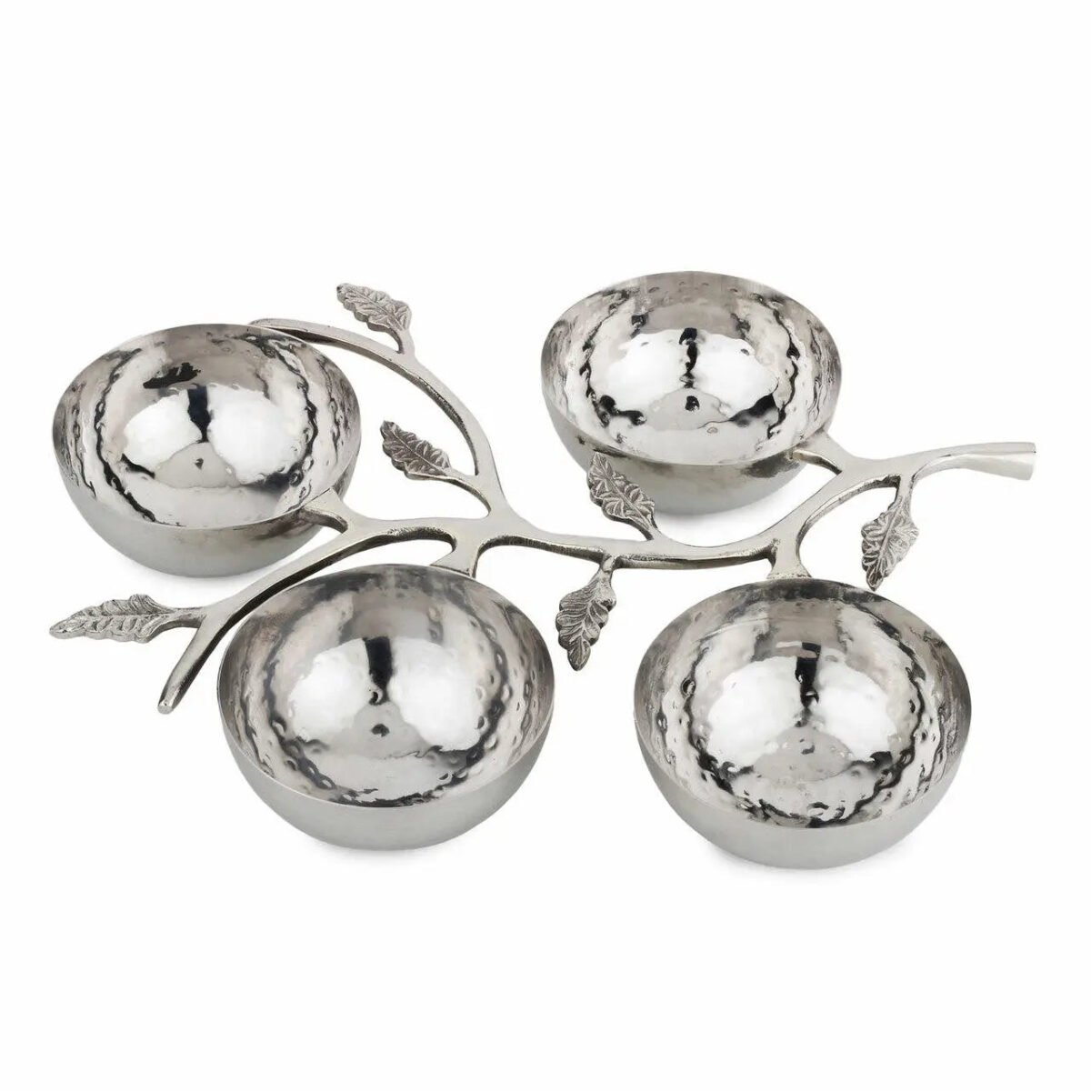 Hammered Leaf Nut Bowl - Image 7