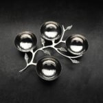 Hammered Leaf Nut Bowl - Image 4