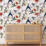 Hummingbird Wallpaper Peel and Stick