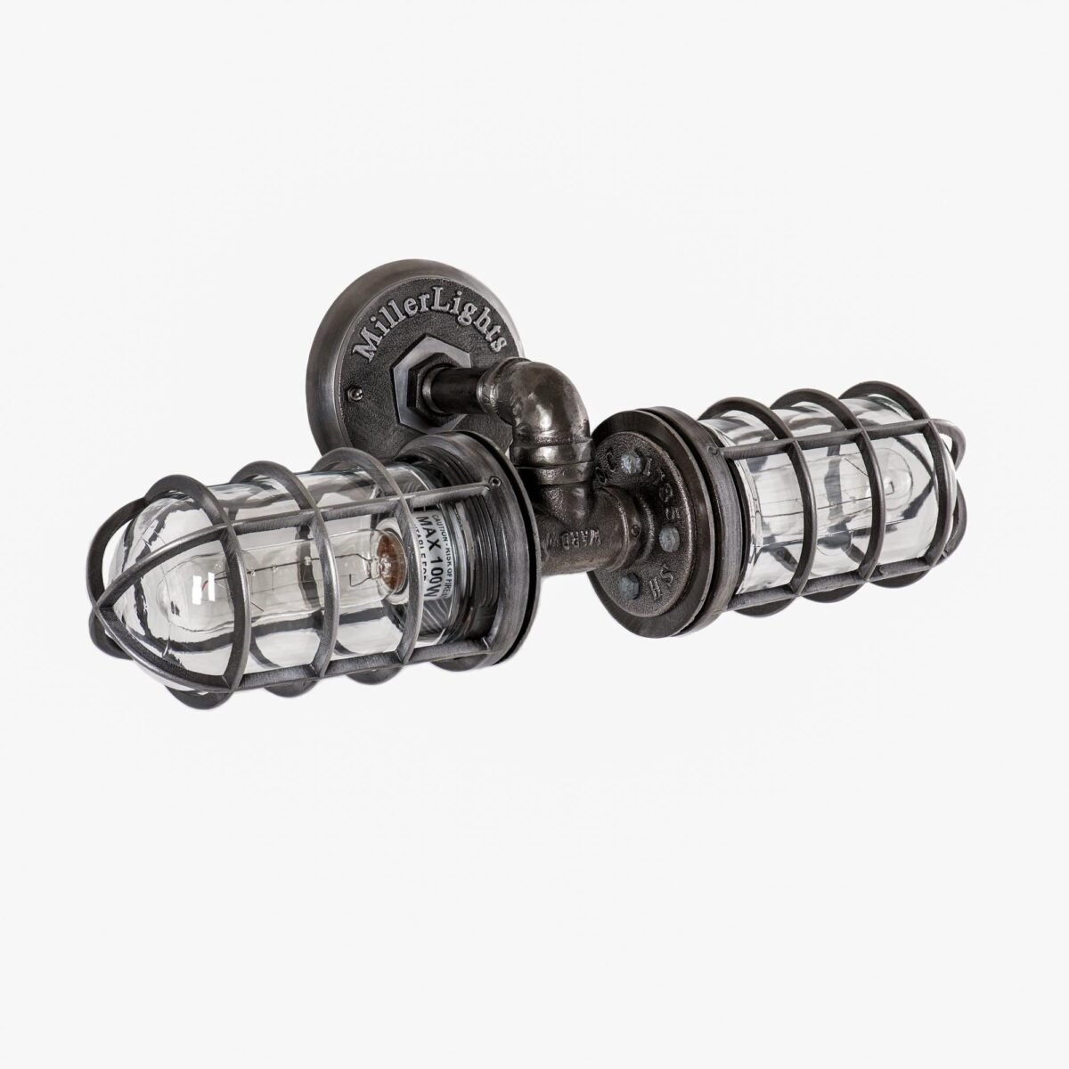 Rustic Industrial Bathroom Vanity Lighting - The Joker - Image 7