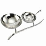 Hammered Branch Nut Bowl