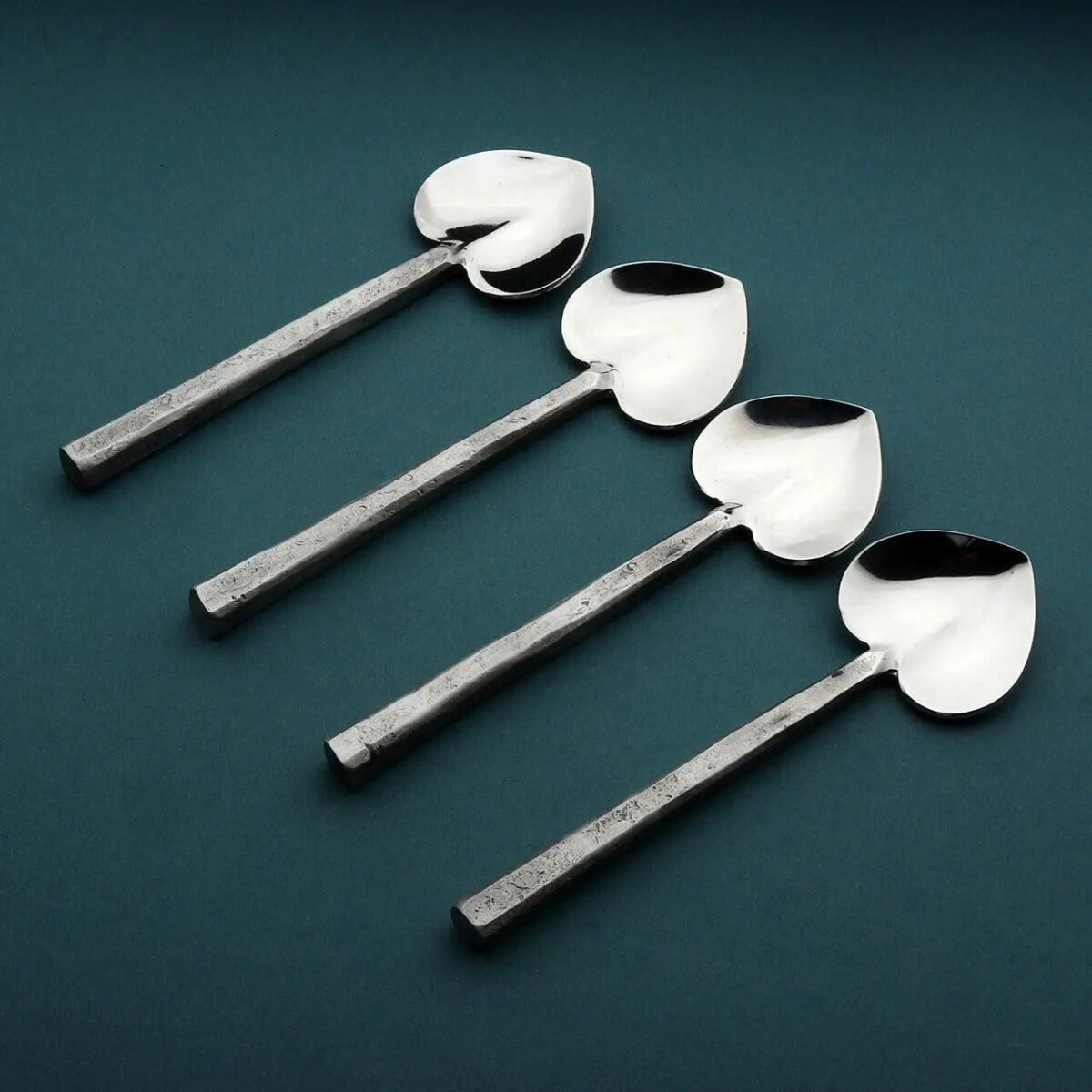 Jason Heart Coffee/Dessert Table Spoon 4 Pc. Set - Image 1