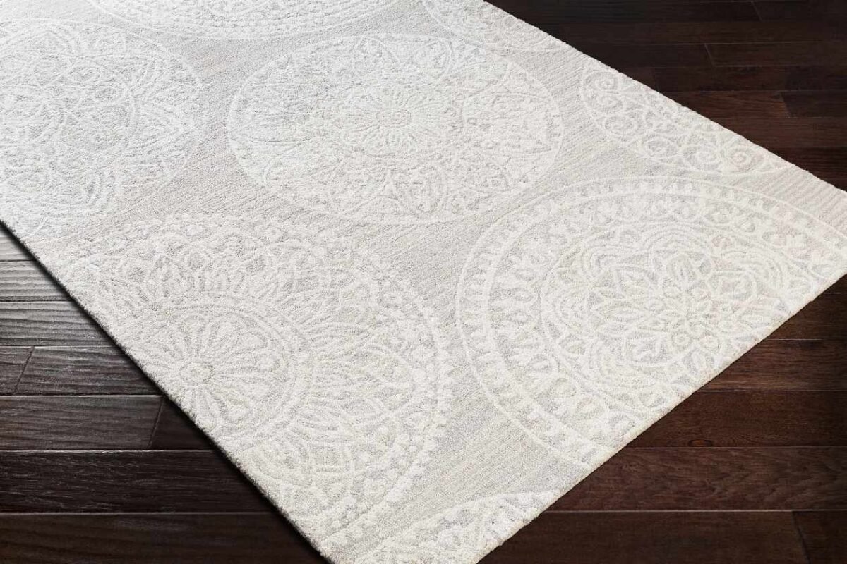 Newquay Traditional Taupe Area Rug - Image 5