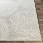 Newquay Traditional Taupe Area Rug - Image 8
