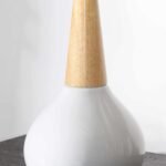 Baugo White Ceramic Table Lamp - Image 6