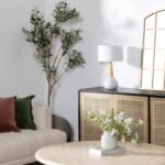 Baugo White Ceramic Table Lamp - Image 4