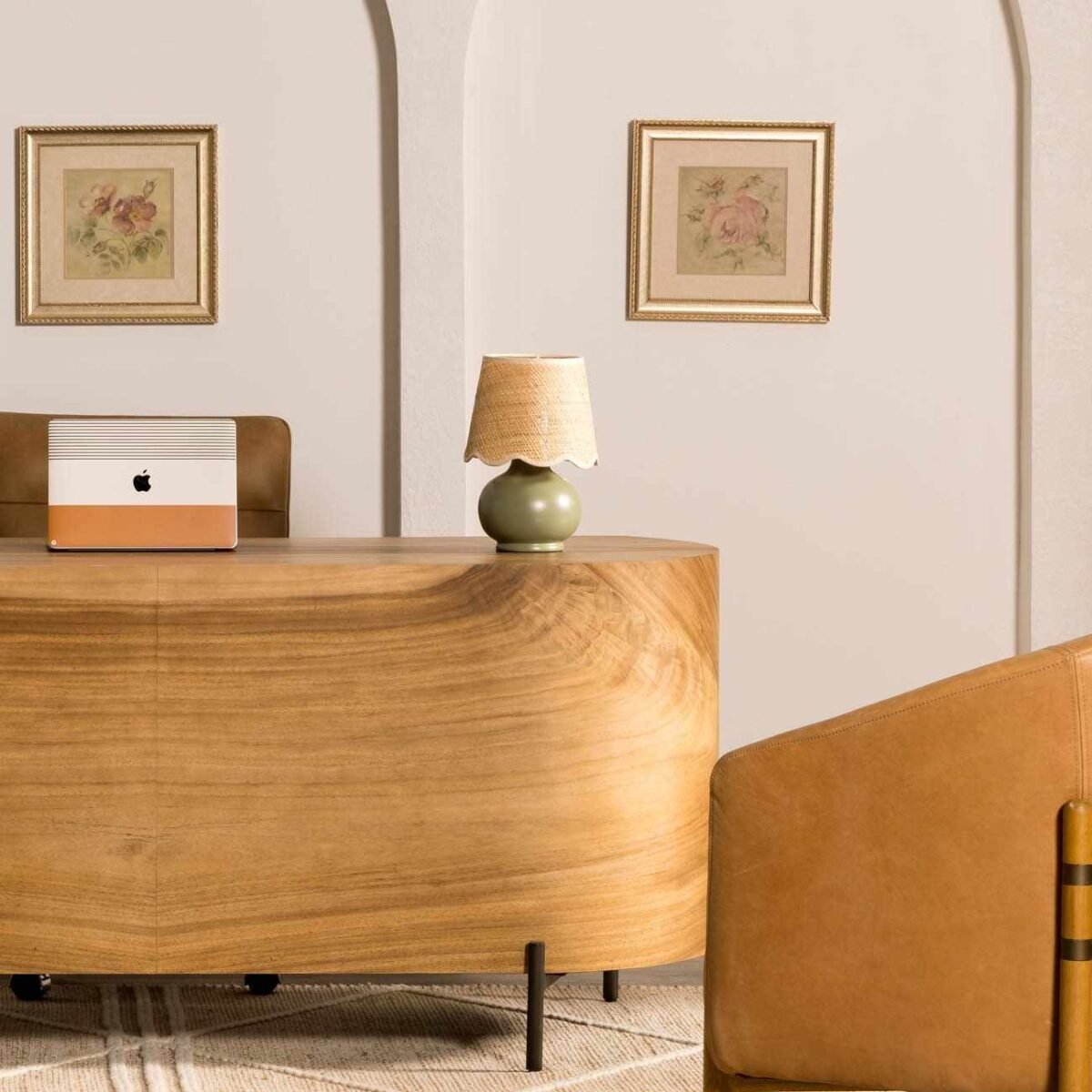 Theisseil Green Table Lamp - Image 1