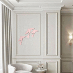 Rose Gold Passerine Wall Decor Large