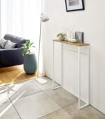 Narrow Entryway Console Table (32" H)  - Steel - Image 3