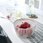 Fruit Basket - Tall - Steel