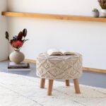 Oulu Cream Ottoman - Image 2