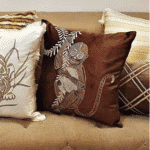 Macaque Velvet Cushion Cover 18x18 inch