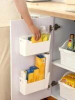 Multifunctional Wall-Mounted Cabinet Storage Rack