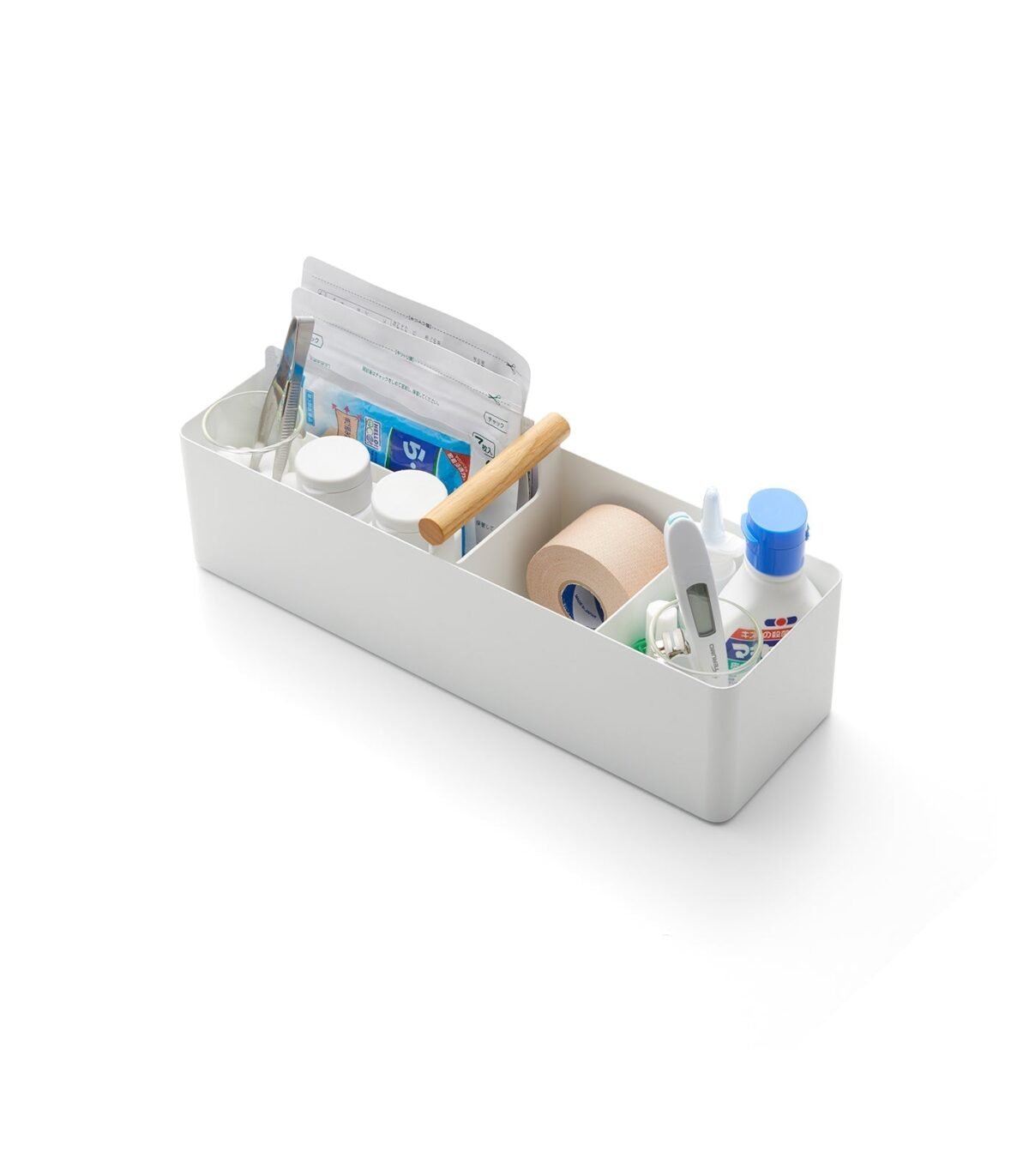 Slim Storage Box - Steel + Wood - Image 1