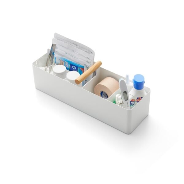 Slim Storage Box - Steel + Wood