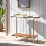Schwanenstadt Gold Console Table - Image 2