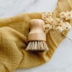 Pot Scrubber - Eco Friendly Scrub Brush, Bamboo, Plastic Free, Compostable - Image 2