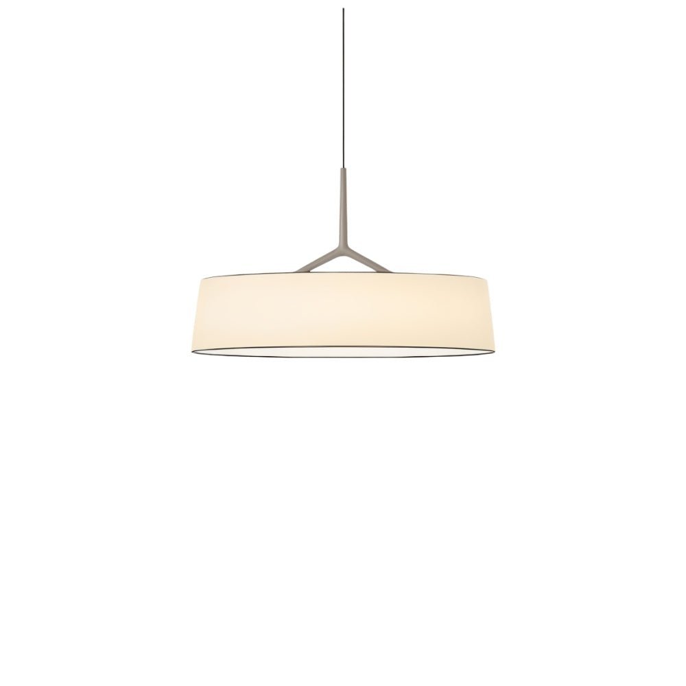 odeon-pendant-light-white-fabric-drum-shade-1 Odeon Pendant Light - Image 1