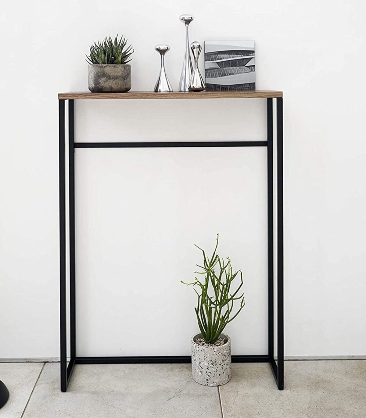 Narrow Entryway Console Table (32" H)  - Steel - Image 11