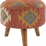 Huttschlag Dark Red Ottoman