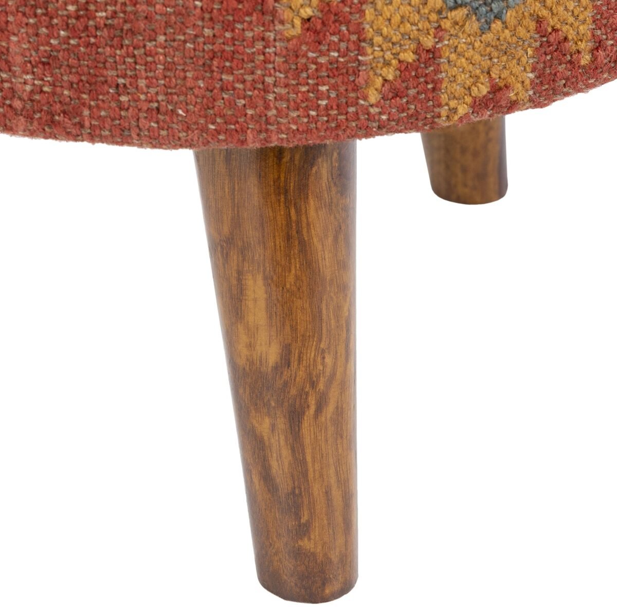 Huttschlag Dark Red Ottoman - Image 3