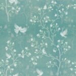 Chinoiserie Magnolia Bird Wallpaper Peel and Stick - Image 2