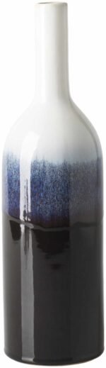 Pitfour Blue White Ceramic Vase Set - Image 3