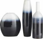 Pitfour Blue White Ceramic Vase Set - Image 2