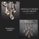 Pulcher Glass Tears Chandelier - Image 9