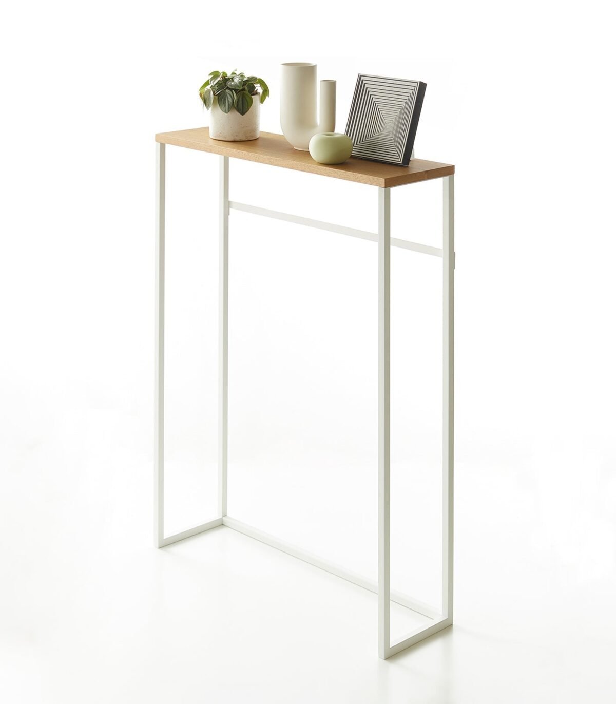 Narrow Entryway Console Table (32" H)  - Steel - Image 1