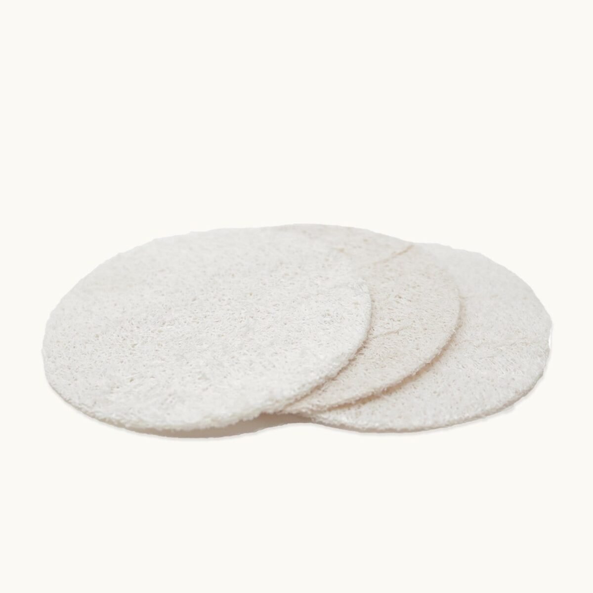 Loofah Facial Disc Pack- Exfoliating Loofah Sponge, Round Loofah Disc - Image 2