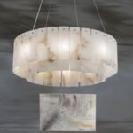 Regalis Alabaster Chandelier Light - Image 9