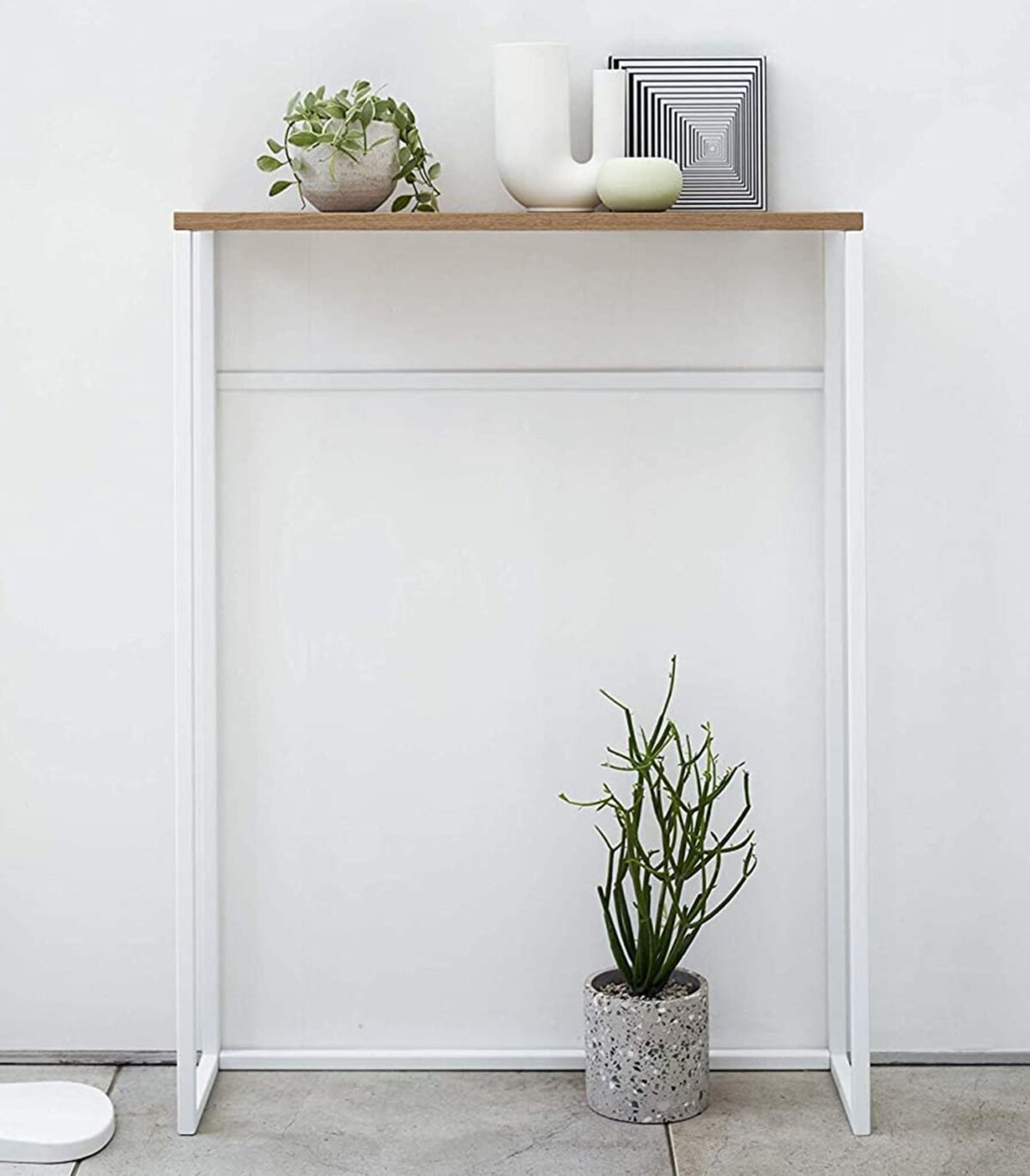 Narrow Entryway Console Table (32" H)  - Steel - Image 4