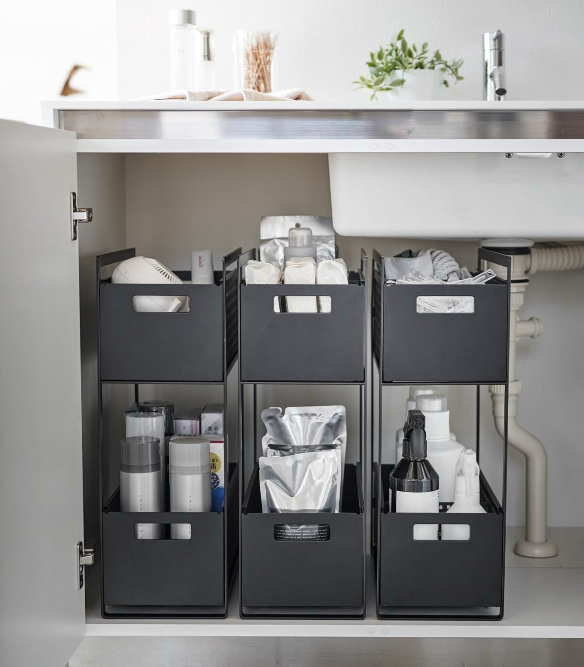 Two-Tier Cabinet Storage Basket - Image 16