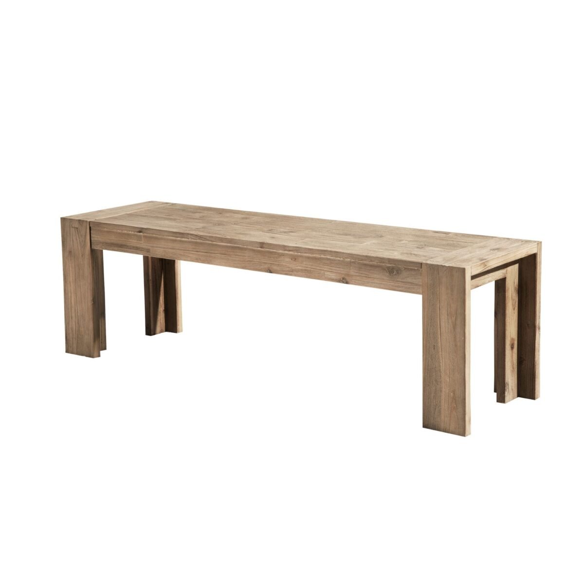 Seashore Bench, Antique Natural - Image 2