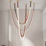 Shalom Leather Chandelier - Image 5