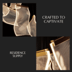 Sheets Chandelier (Round Ceiling Mount) - Image 6