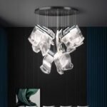 Sheets Chandelier (Round Ceiling Mount) - Image 8